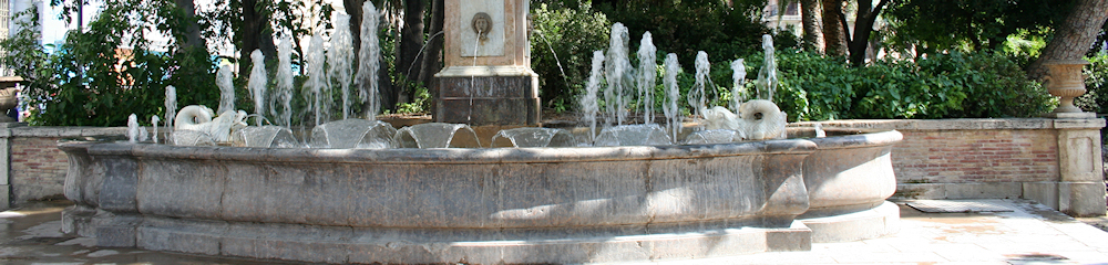 Fuente de agua, Valencia, España