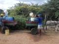 Moradores de Cascavél buscando água na cisterna pública 3