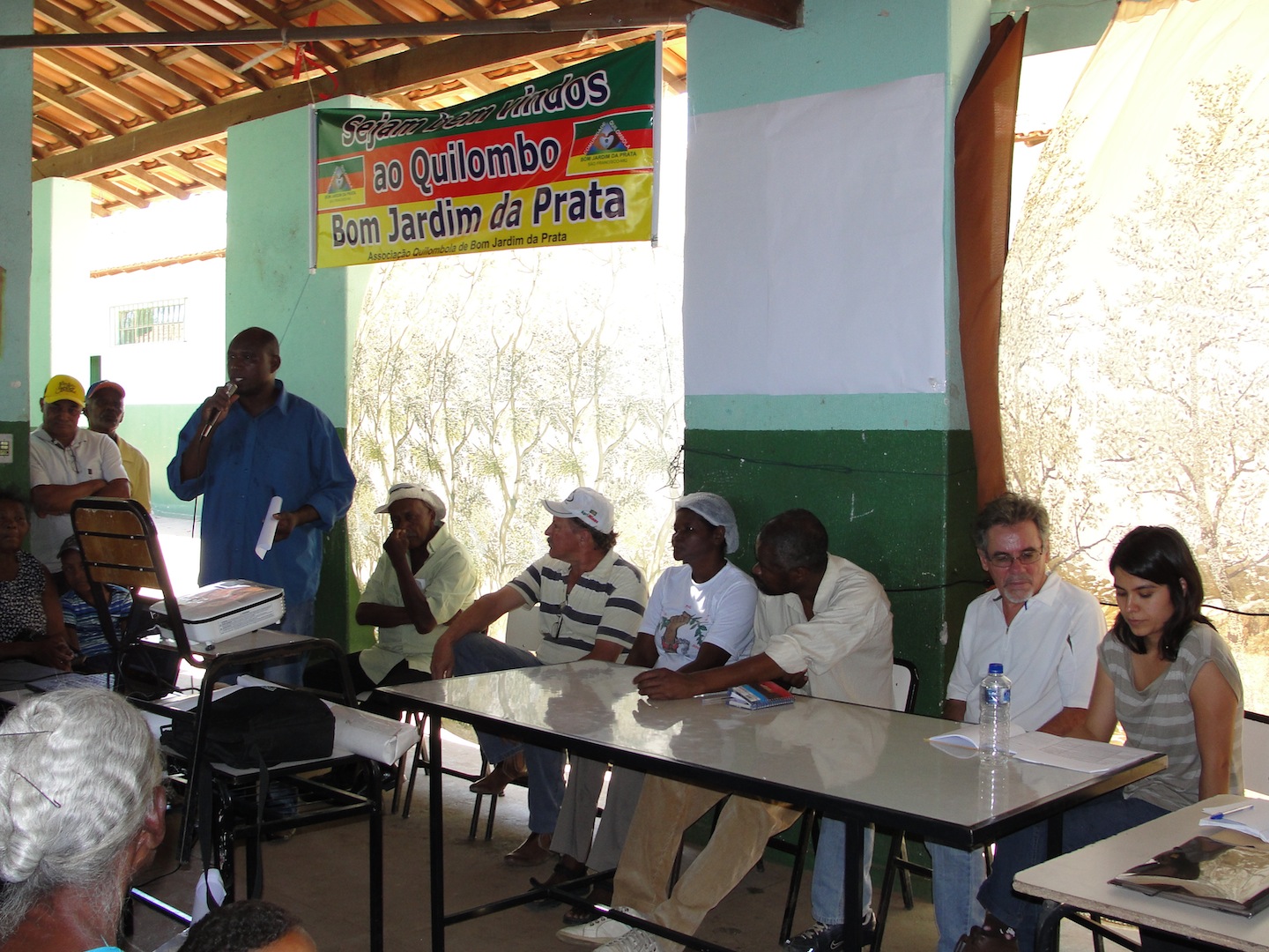 Meeting to approve geographical limits of Quilombo 1